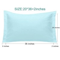 Ntbay King Pillow Shams 2 Pack Brushed Microfiber 20X36 Sham Covers Super Soft And Cozy Wrinkle Fade Stain Resistant 20X3