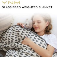 Ynm Kids Weighted Blanket  Oeko-Tex Certified Breathable Cotton Material With Premium Glass Beads (Penguin  41''X60'' 10Lbs)  Suit For One Person(~90Lb) Use On Twin Bed