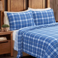 Sleepdown 100 Cotton Flannel Sheets Queen Size Super Soft Heavyweight Double Brushed Antipill Flannel Queen Sheets 16