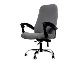 Deisy Dee Computer Office Chair Covers For Stretch Rotating Mid Back Chair Slipcovers Cover Only Chair Covers C162 (Grey)