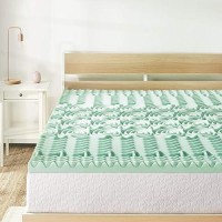 Best Price Mattress Twin Mattress Topper - 1.5 Inch 5-Zone Memory Foam Bed Topper Aloe Infused Cooling Mattress Pad  Twin Size