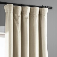 Hpd Half Price Drapes Signature Velvet Thermal Blackout Curtains For Living Room 63 Inch Long 1 Panel Rod Pocket Insulated Bla