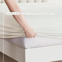 Nestl Split King Sheets For Adjustable Beds 5 Piece Split King Sheets Set Deep Pocket Hotel Luxury Extra Soft Breathable A