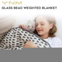 Ynm Weighted Blanket - Heavy 100% Oeko-Tex Certified Cotton Material With Premium Glass Beads (Penguin  36''X48'' 5Lbs)  Suit For One Person(~40Lb) Use On Twin Bed