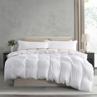 Nestl White Duvet Cover King Size Soft Prewashed King Duvet Cover Set 3 Piece With Zipper Closure 1 Duvet Cover 104X90 Inch