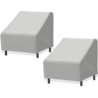 Simple Houseware Patio Lounge Deepseat Sofa Cover 32 X 39 X 29 Inches 2 Pack