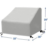 Simple Houseware Patio Lounge Deepseat Sofa Cover 32 X 39 X 29 Inches 2 Pack