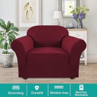 Turquoize Stretch Sofa Slipcover Chair Slipcover 1 Piece Chair Covers For Living Room Armchair Covers Slipcovers With Jacquard F