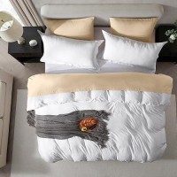 Nestl White Duvet Cover Full Size Soft Prewashed Full Size Duvet Cover Set 3 Piece With Zipper Closure 1 Duvet Cover 80X90