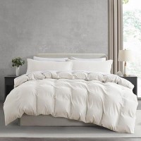 Nestl Off White Duvet Cover Full Size Soft Prewashed Full Size Duvet Cover Set 3 Piece With Zipper Closure 1 Duvet Cover 80