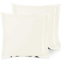 Nestl Soft Pillow Shams Set Of 2 Double Brushed Microfiber Pillow Covers Hotel Style Premium Bed Pillow Cases With 15 D