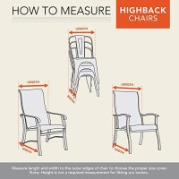 Modern Leisure? Chalet Stackable/High Back Bar Chair Cover, 27