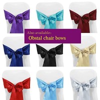 Obstal 10 Pcs Black Spandex Dining Room Chair Covers For Living Room - Universal Stretch Chair Slipcovers Protector For Wedding, Banquet, And Party