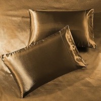 Satin Sheets Twin 3Piece Coffee Hotel Luxury Silky Bed Sheets Extra Soft 1800 Microfiber Sheet Set Wrinkle Fade Stain R