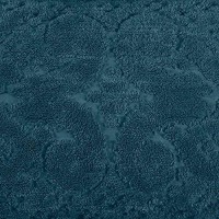 Better Trends Ashton collection 100 cotton chenille Bedspread Medallion Design Queen Size Floral Design Bed cover in Teal Tuf