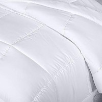 Utopia Bedding All Season Down Alternative Quilted Twin Comforter  Duvet Insert With Corner Tabs  Machine Washable  Bed Comforter (White)