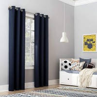 Sun Zero Riley Kids Bedroom Blackout Grommet Curtain Panel  40