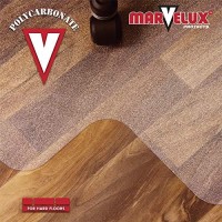 Marvelux Heavy Duty Polycarbonate Office Chair Mat For Hardwood Floors 36