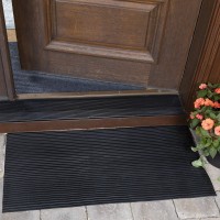 Indooroutdoor Hosewash Lines Design Nonslip Rubber 2X3 Modern Entryway Mat For Entryway Patio Backyard Garage 20 X 39