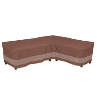 Duck Covers Ultimate Waterproof 104 Inch Patio Right-Facing Sectional Lounge Set Cover