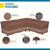 Duck Covers Ultimate Waterproof 104 Inch Patio Right-Facing Sectional Lounge Set Cover