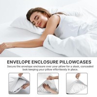 Queen Size Pillow Cases Set Of 4 Extra Soft Pack Of 4 Pillowcase Covers Hotel Luxury Pillowcases Machine Washable Pillow P