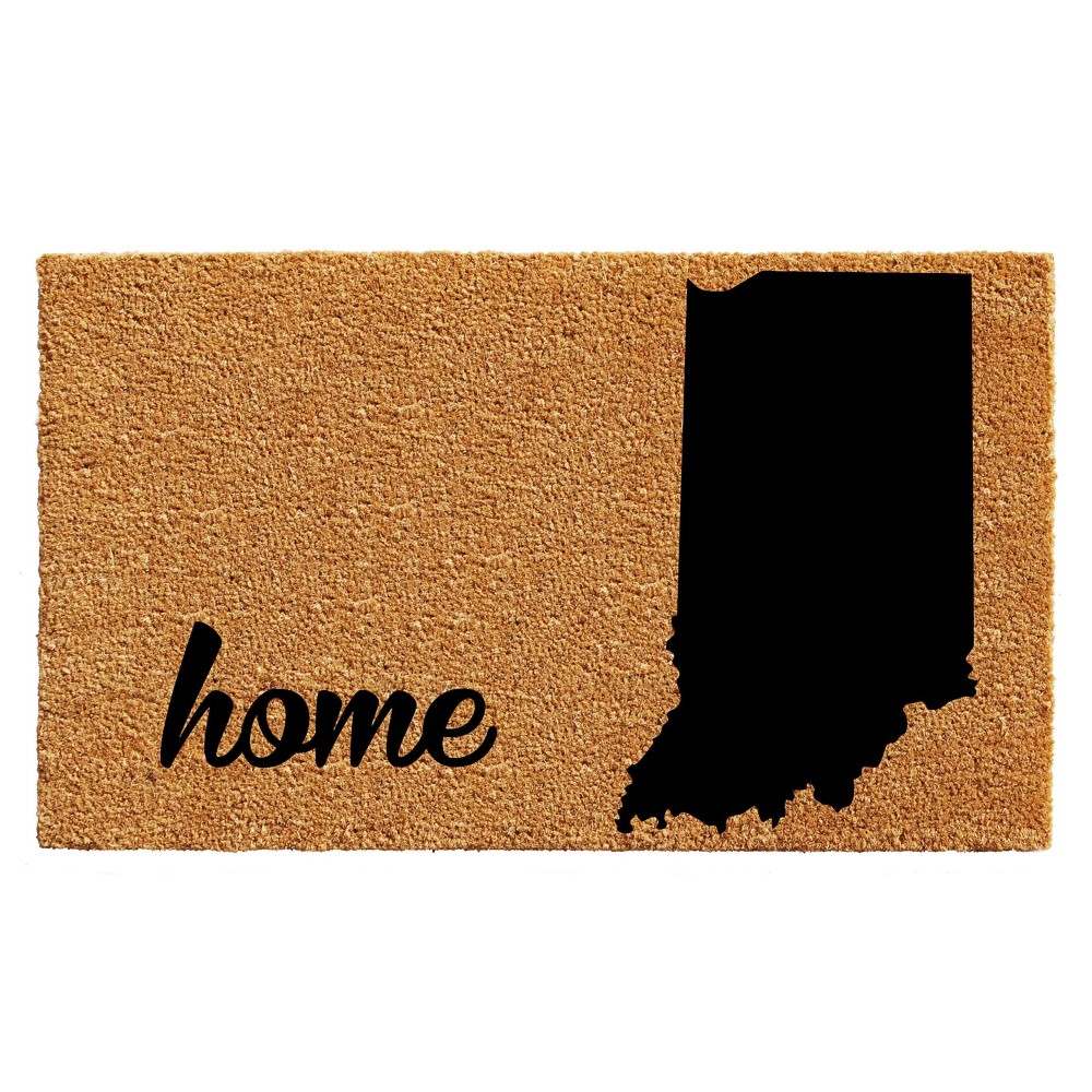 Calloway Mills 105221830 Indiana Doormat 18 X 30 Naturalblack