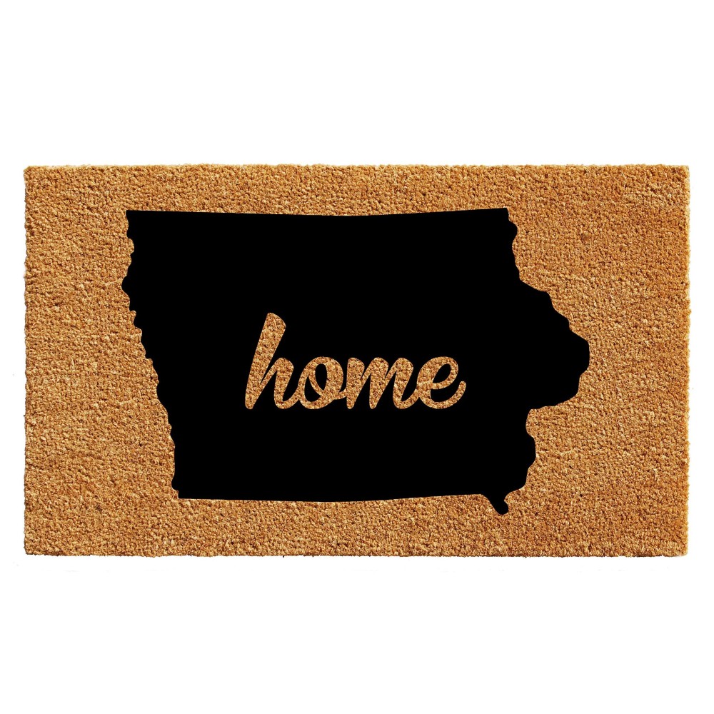 Calloway Mills 105232436 Iowa Doormat 24 X 36 Naturalblack