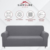 Sapphire Home 2Piece Sofa And Loveseat Slipcovers Couch And Loveseat Covers Set Form Fit Stretch Wrinkle Free Furniture Pro