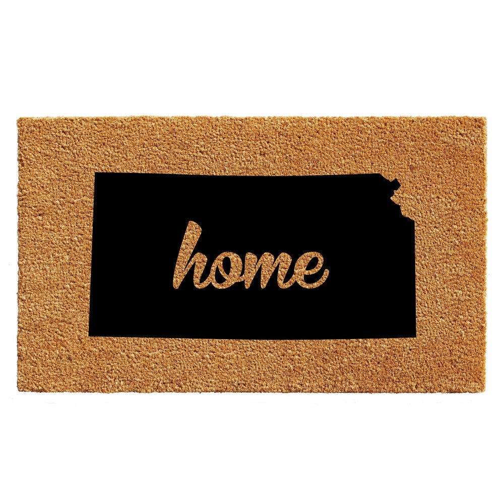 Calloway Mills 105241830 Kansas Doormat 18 X 30 Naturalblack