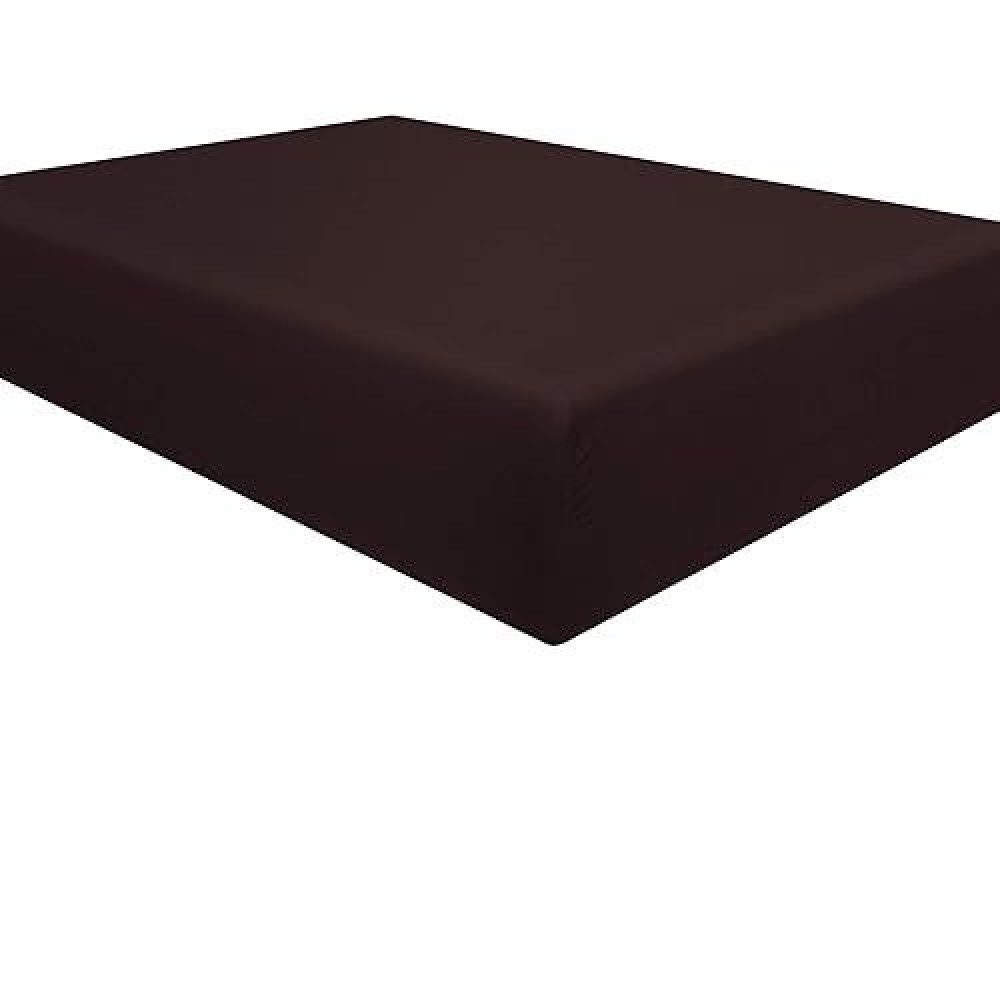 Ntbay Twin Fitted Sheet Only Brushed Microfiber Deep Pocket Fitted Sheet Soft Wrinklefree Faderesistant Stainresistant