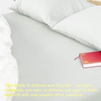 Ntbay King Fitted Sheet Only Brushed Microfiber Deep Pocket Fitted Sheet Soft Wrinklefree Faderesistant Stainresistant