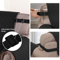 Hversailtex Reversible Chair Covers Water Repellent Chair Slipcover For Dogs Pets Furniture Protector Cover With Elastic Strap