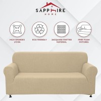 Sapphire Home 2Piece Sofa And Loveseat Slipcovers Couch And Loveseat Covers Set Form Fit Stretch Wrinkle Free Furniture Pro