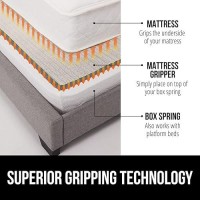 Gorilla Grip Original Mattress Slide Stopper And Gripper Full Keep Bed And Topper Pad From Sliding For Sofa Couch Chair Cushio