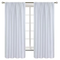 Bgment Rod Pocket Room Darkening Curtains 63 Inch Length Thermal Insulated Blackout Drapes For Bedroom Living Room 52 X 63 In