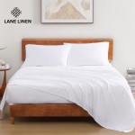 Lane Linen 100 Organic Cotton Full Size Bed Sheets Super Soft Long Staple Cotton Bed Sheets Full Size Percale Weave Bedding S