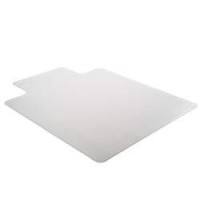 Deflect-O Earth Source Chair Mat For Commercial Pile Carpets, Beveled Edge, Wide Lip, 45