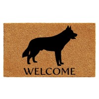 Calloway Mills Az105592436 Siberian Husky Doormat 24 X 36 Naturalblack