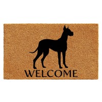 Calloway Mills Az105601729 Great Dane Doormat 17 X 29 Naturalblack