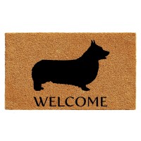 Calloway Mills Az105612436 Pembroke Welsh Corgi Doormat 24 X 36 Naturalblack