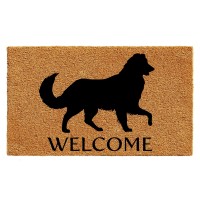 Calloway Mills Az105621729 Australian Shepherd Doormat 17 X 29 Naturalblack