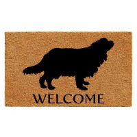 Calloway Mills Az105641729 Cavalier King Charles Spaniel Doormat 17 X 29 Naturalblack