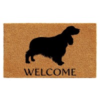 Calloway Mills Az105722436 English Springer Spaniel Doormat 24 X 36 Naturalblack