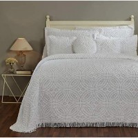 Better Trends Wedding Ring comforter collection 100 cotton Tufted Unique Luxurious Soft Plush chenille Machine Washable Tumble