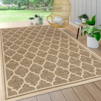 Jonathan Y Trebol Moroccan Trellis Textured Weave Indooroutdoor Brownbeige 8 Ft X 10 Ft Arearug Coastal Easycleaning High