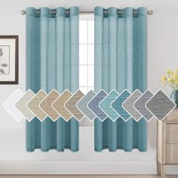 Hversailtex Linen Curtains Privacy Protection Home Fashion Natural Linen Rich Quality Curtain Semisheer Multi Size 52X72 Inc