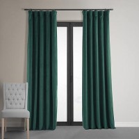 Hpd Half Price Drapes Signature Velvet Thermal Blackout Curtains For Living Room 84 Inch Long 1 Panel Rod Pocket Insulated Bla