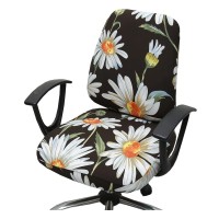 Xnn Computer Office Chair Cover - Protective & Stretchable Universal Chair Covers Stretch Rotating Chair Slipcover (K)