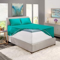 Nestl King 4Pc Bed Linen Set Extra Deep Pocket Microfiber Teal